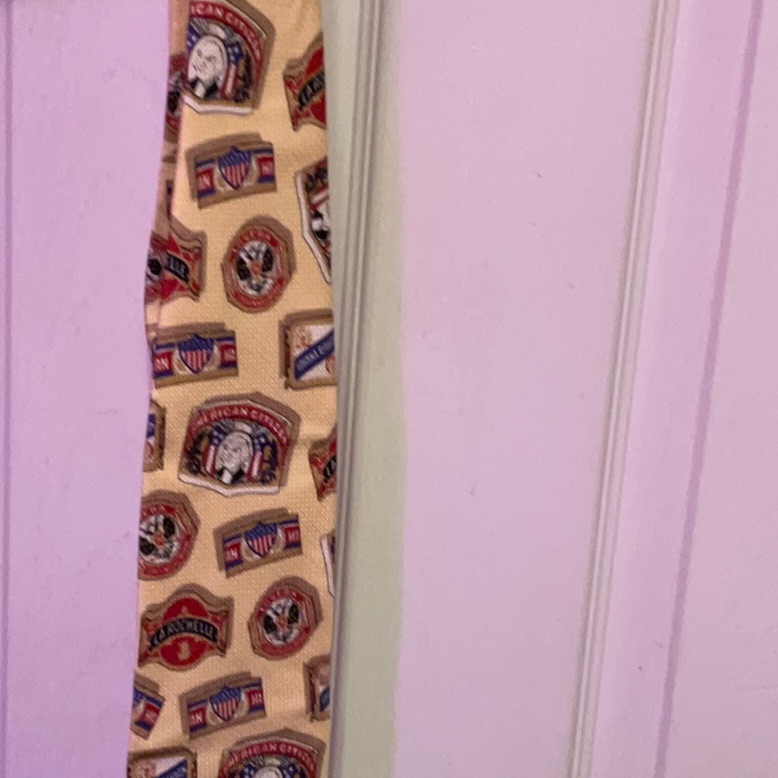 Lands End 100 Silk Direct Merchant Necktie Mens